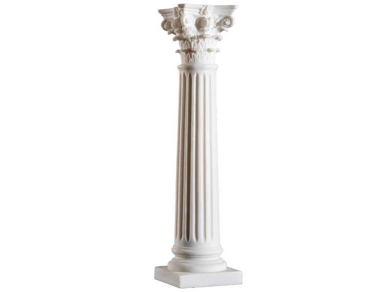 Pedestal Column (white, black, lavender, silver, beige)