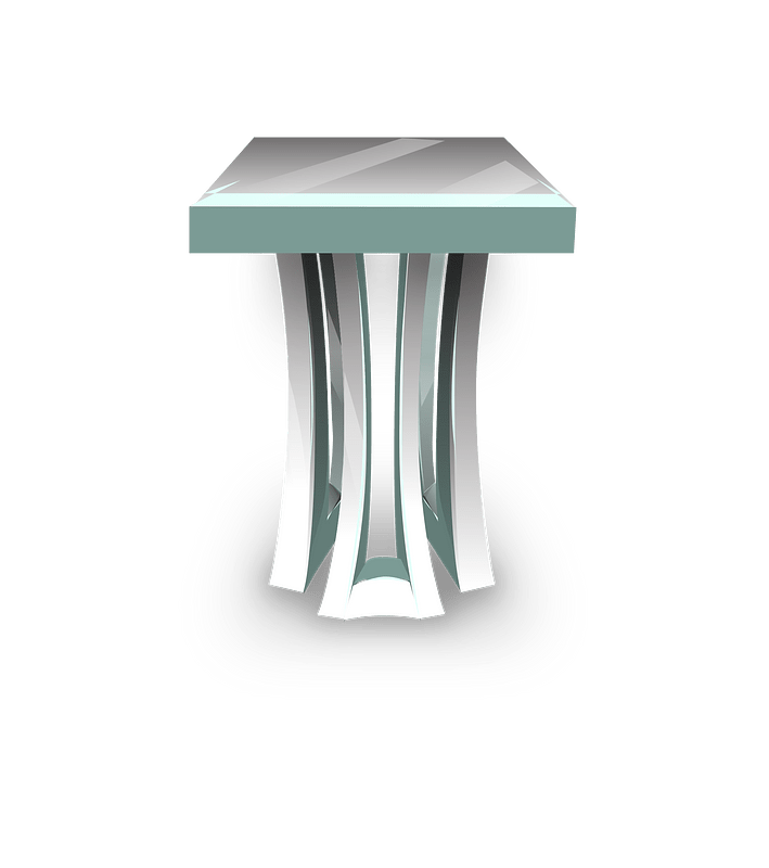 Pedestal Modern Png File (black, gray, white)