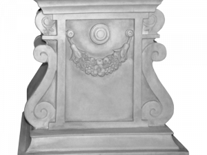 Pedestal Modern Png Image 300X225 (black, silver)