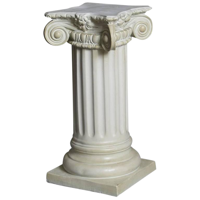 Pedestal No Background (white, silver)