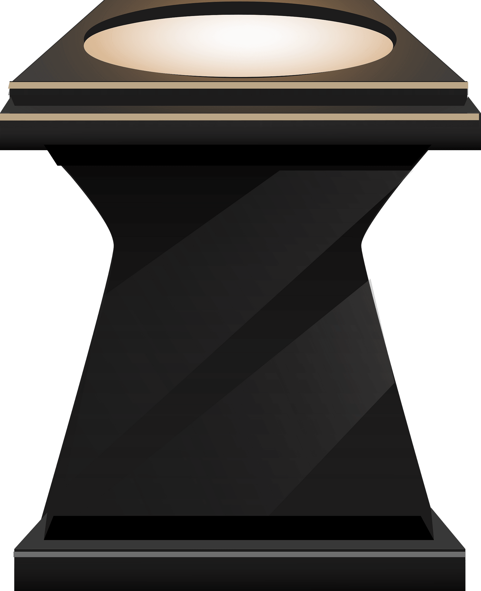 Pedestal Png Pic (black, gray)