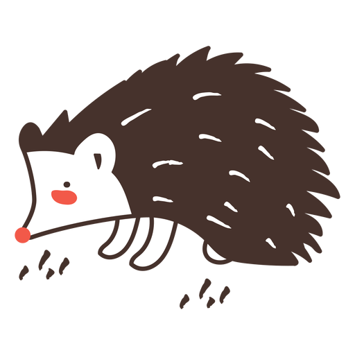 Hedgehogs Png Pic (black, maroon, white)