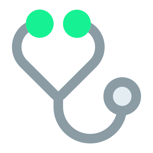 Medic Clinic Phonendoscope Physician Heh Doctor Stethoscope Stethoscopes Icon Free Transparent Png Icon Download (gray, greenish blue, black, lavender)