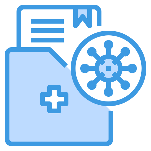 Medical Result Health Document Virus Medical Coronavirus Icon Free Transparent Png Icon Download (silver, greenish blue, black, lavender, teal)