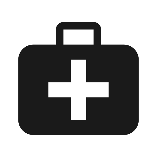 Medicine Kit Icon Free Transparent Png Icon Download (black)