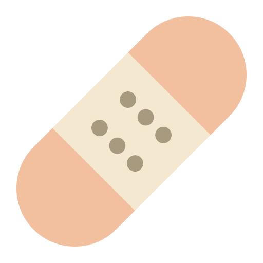 Medicine Treatment Cure Patch Wound Pharmacy Healing Bandage Icon Free Png Icon Download (beige, gray, black, pink)