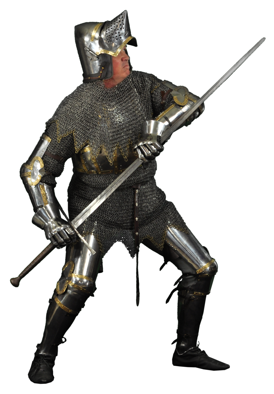 Medieval Soldier Png Cutout (black)