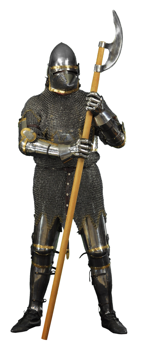 Medieval Soldier Png Pic (indigo, black)