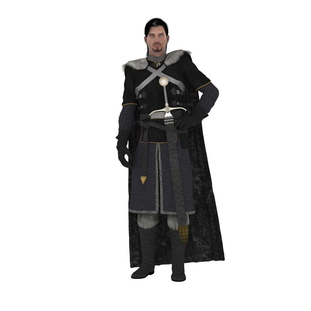 Medieval Soldier Png (black)