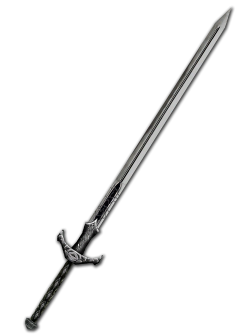 Medieval Sword Png Image (black, lavender, white, silver)