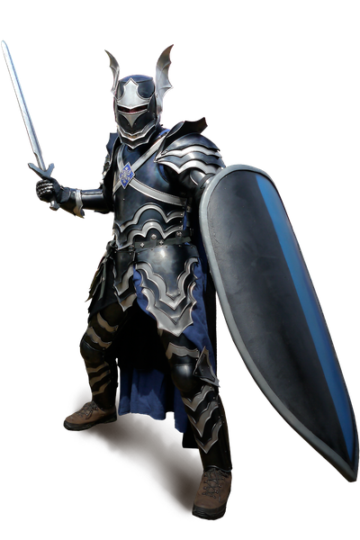 Medival Knight Png File (black)