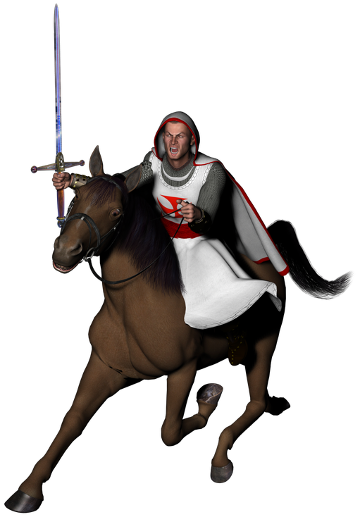 Medival Knight Png Picture (black)