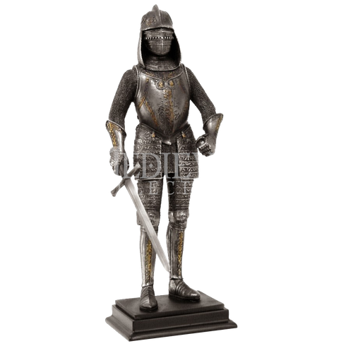 Medival Knight Png Transparent Picture (black, silver)