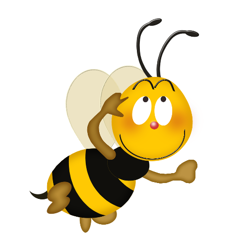 Bee Cartoon Png Hd Isolated (white, gold, black, silver)