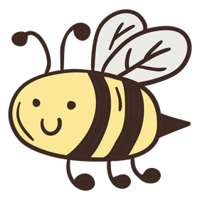 Bee Cute Insect Png Photos (pink, black, beige)