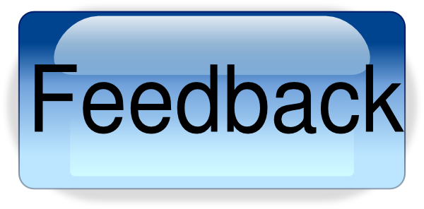 Feedback Button Transparent (teal, white, black, lavender, silver)