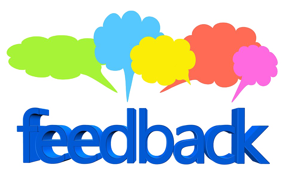 Feedback Png Download Image (white, yellow, greenish blue, salmon, violet)