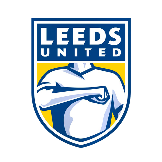 Leeds United Png Image (gold, black, teal, white, navy)