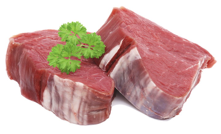 Beef Meat Png Image (black, salmon)