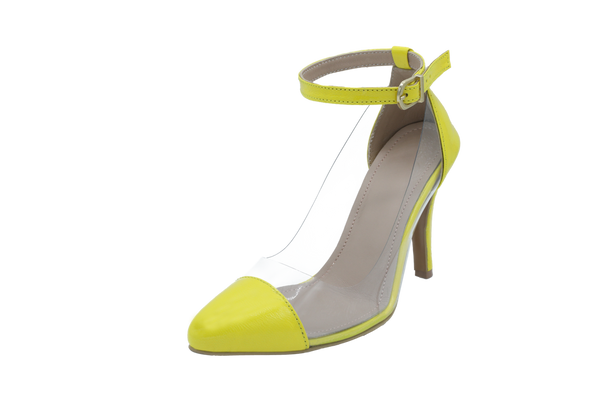 Heels Png Image (black, gold, gray, silver)