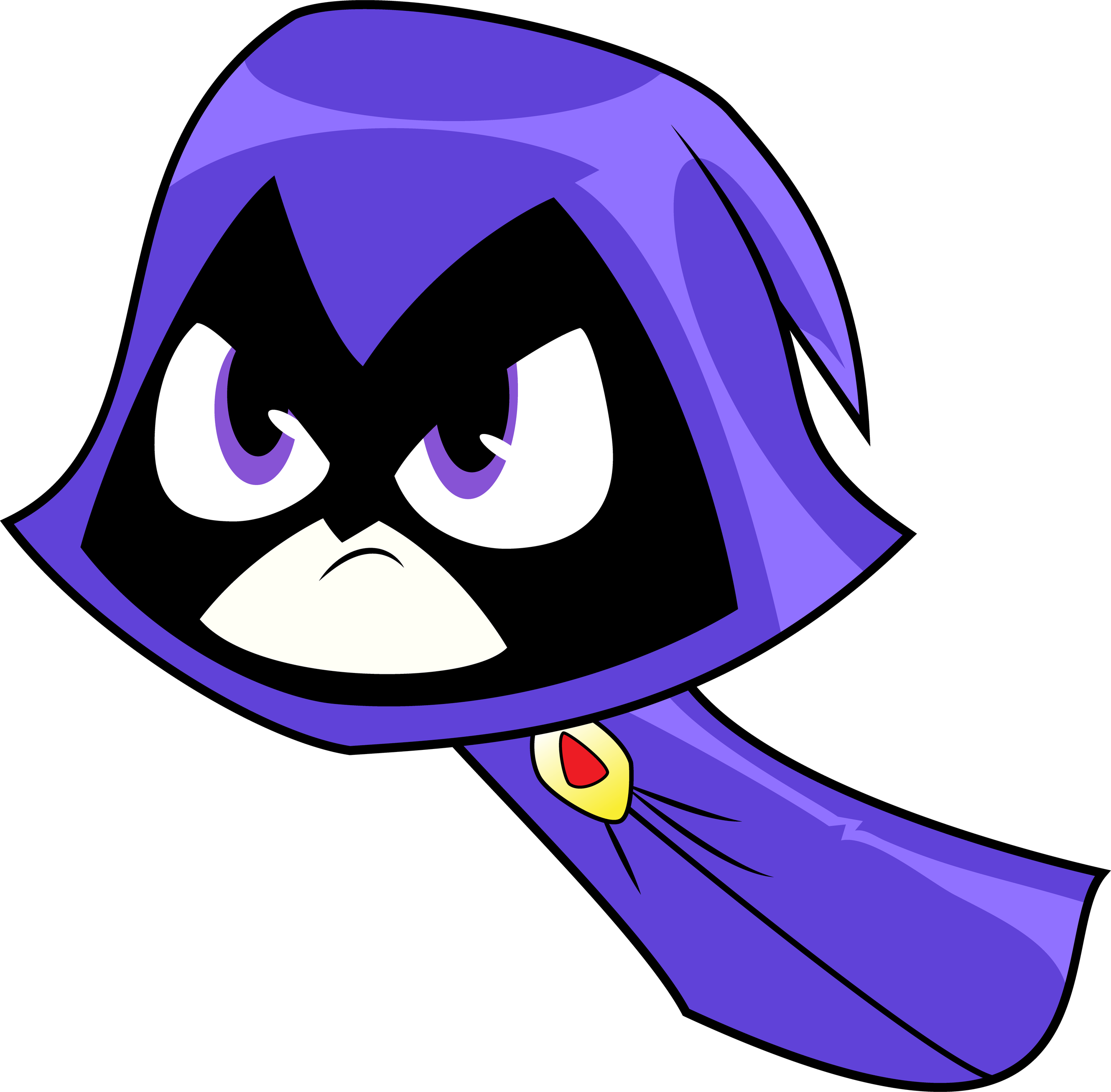 Teen Titans Go Png Hd (plum, indigo, black, gray, white)