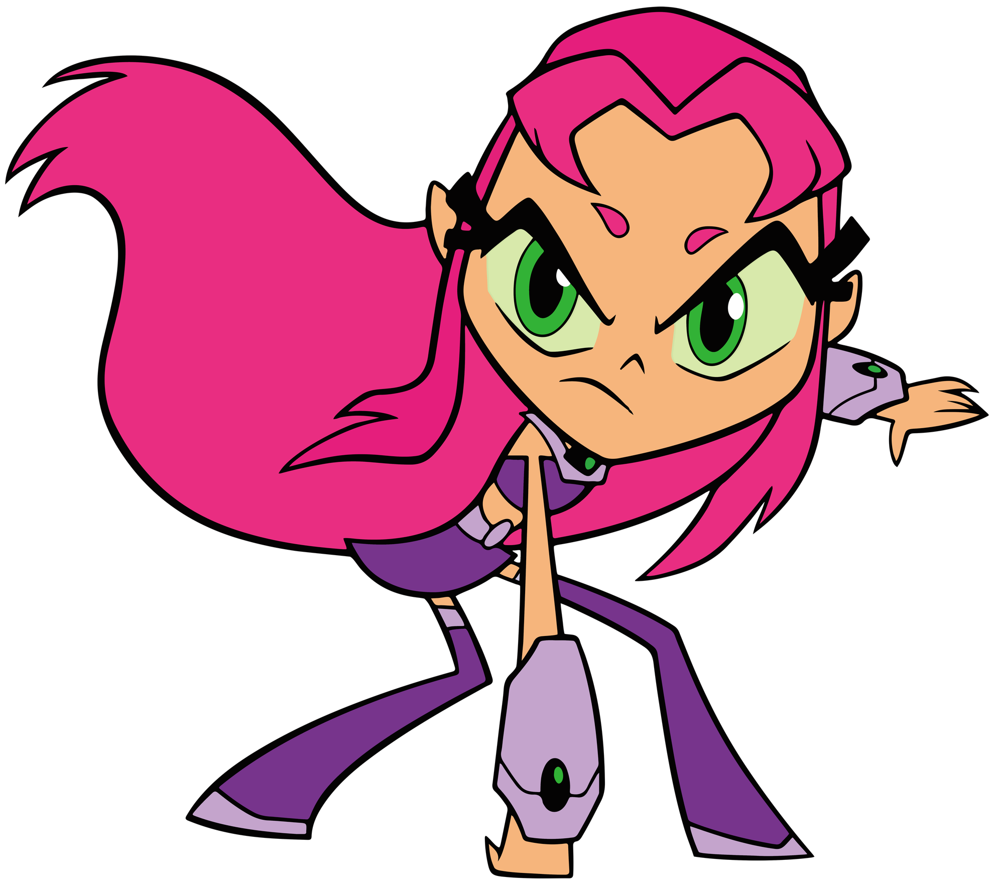 Teen Titans Go Png Image (plum, black, salmon, purple)