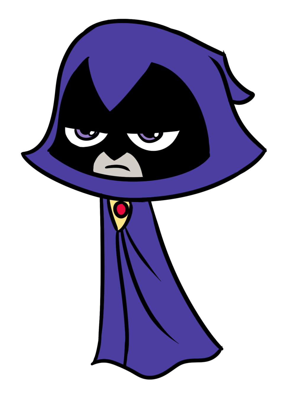 Teen Titans Go Transparent Png (indigo, black)