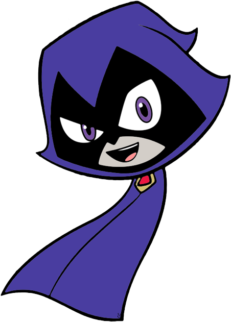 Teen Titans Png Pic (indigo, black, white)