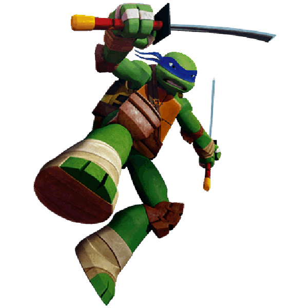 Teenage Mutant Ninja Turtles Png Image (black)