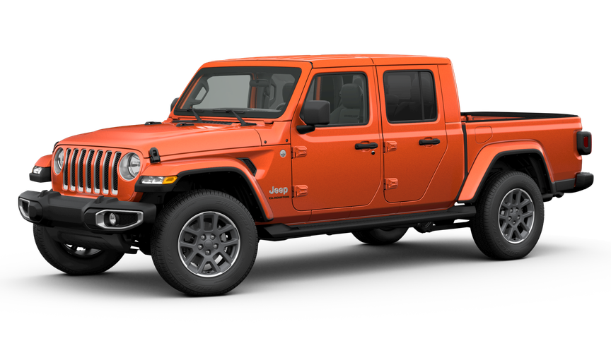 Jeep Gladiator Png Isolated Image (black)