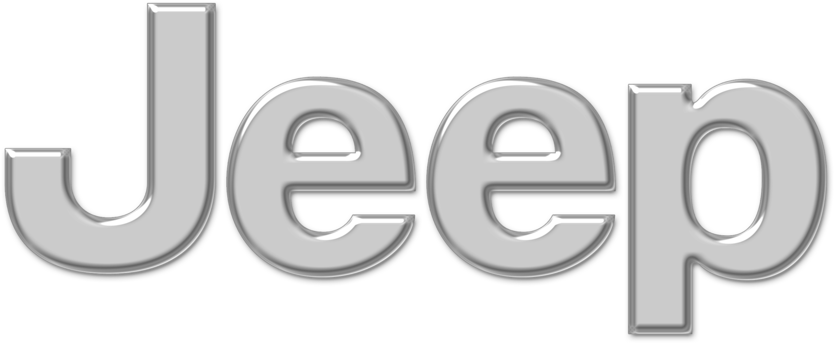 Jeep Logo Png Photo (silver, black)