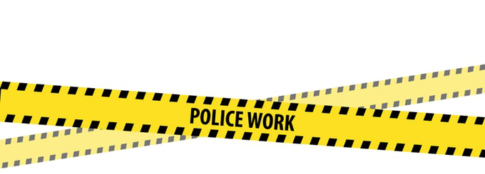 Keep Out Police Tape Png Image (white, pink, gold)