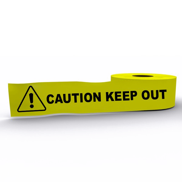 Keep Out Police Tape Transparent Png (white, orange)