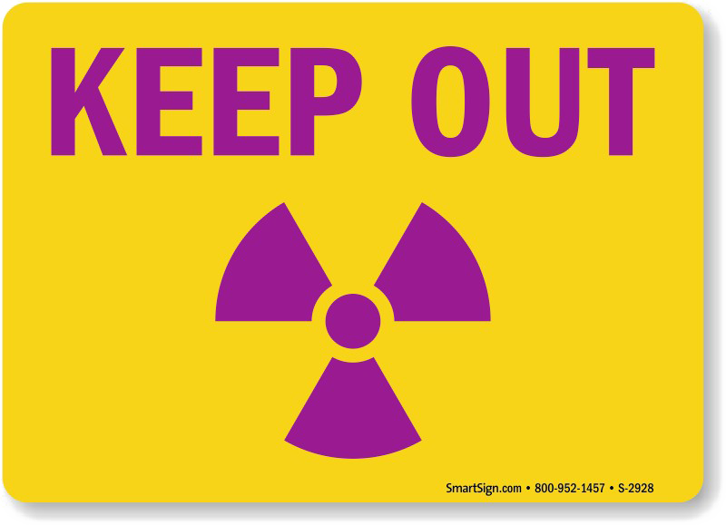 Keep Out Warning Png Pic (silver, lavender, purple, gold)