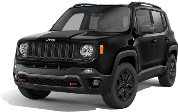 Jeep Renegade Png Isolated File (black)