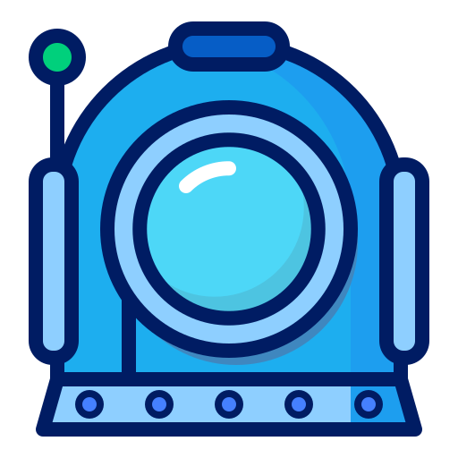 Deep Dive Inkcontober Robot Suit Free Transparent Png Icon Download (silver, greenish blue, mint, navy, black)