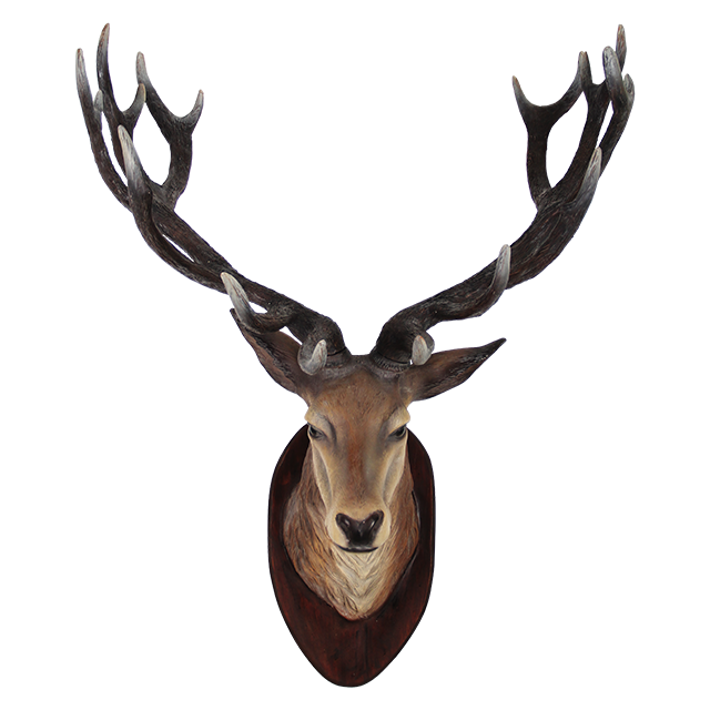 Deer Head Transparent Png (gray, lavender, white, beige, silver)