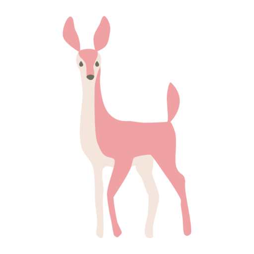 Deer Free Transparent Png Icon Download (pink, beige, black)