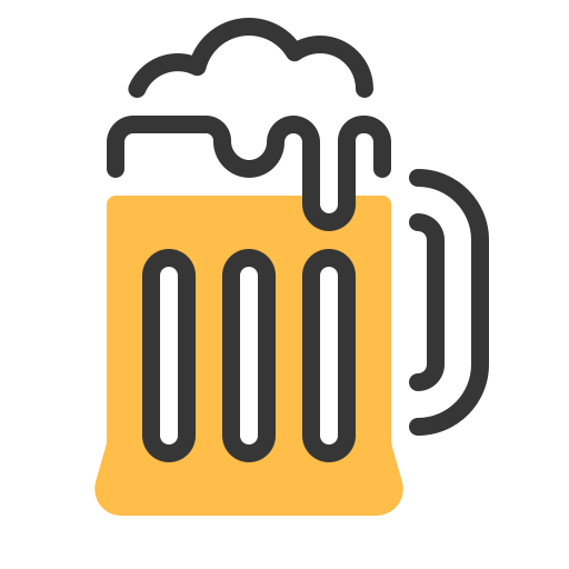 Beer Mug Alcohol Drink Beverage Pub Icon Free Transparent Png Icon Download (chocolate, salmon, black, indigo)