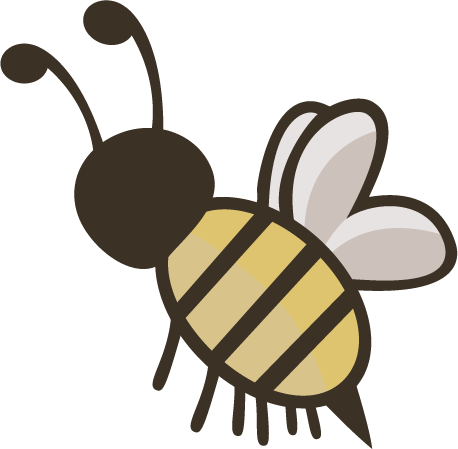 Bees Png Picture (white, black, silver, beige, salmon)