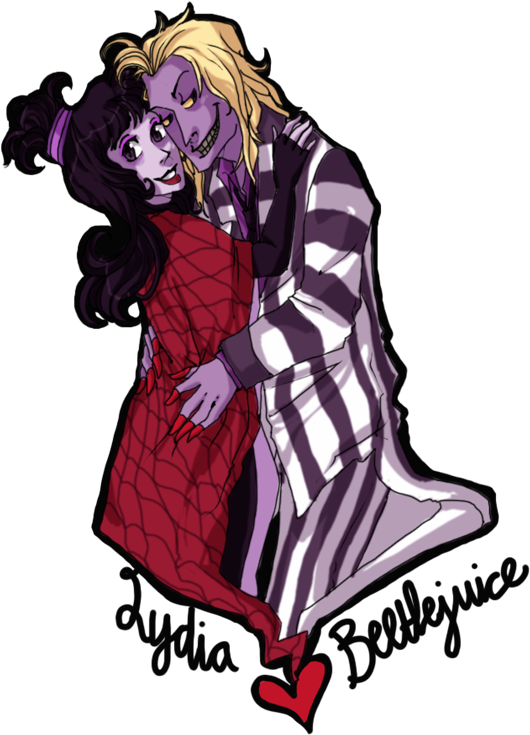 Beetlejuice Png File (black, gray, white, silver)