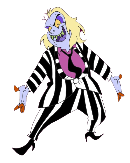 Beetlejuice Png Images (beige, black, gray, white)