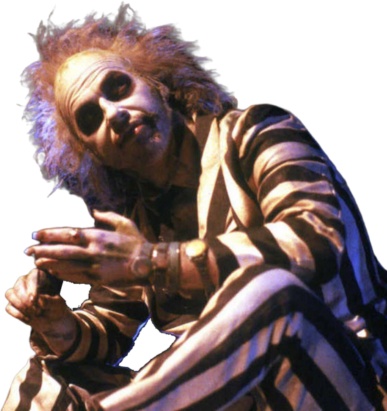 Beetlejuice Png Photo (black, white)