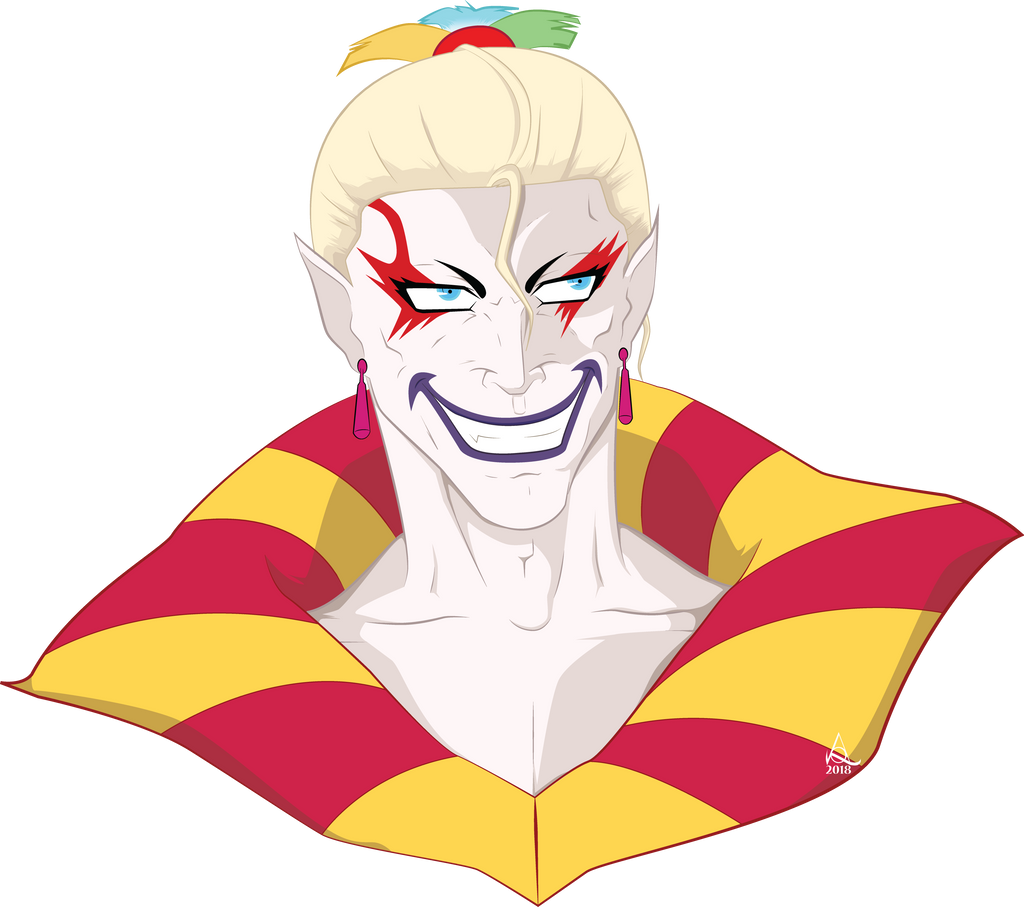 Kefka Palazzo Png Photo (chocolate, beige, black, gold, white)