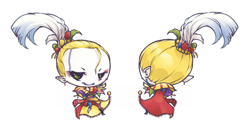 Kefka Palazzo Png Picture (white, silver, black, gray)