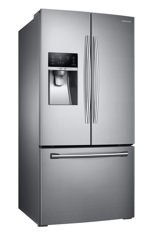 Refrigerator Png File (gray, silver, white)