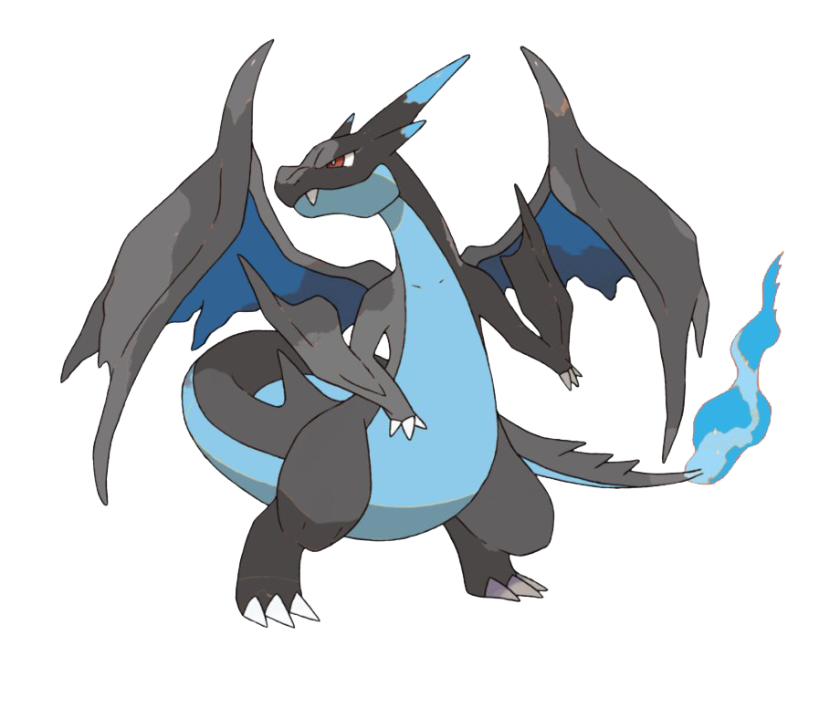 Mega Charizard Png Clipart (white, gray, indigo, teal, silver)