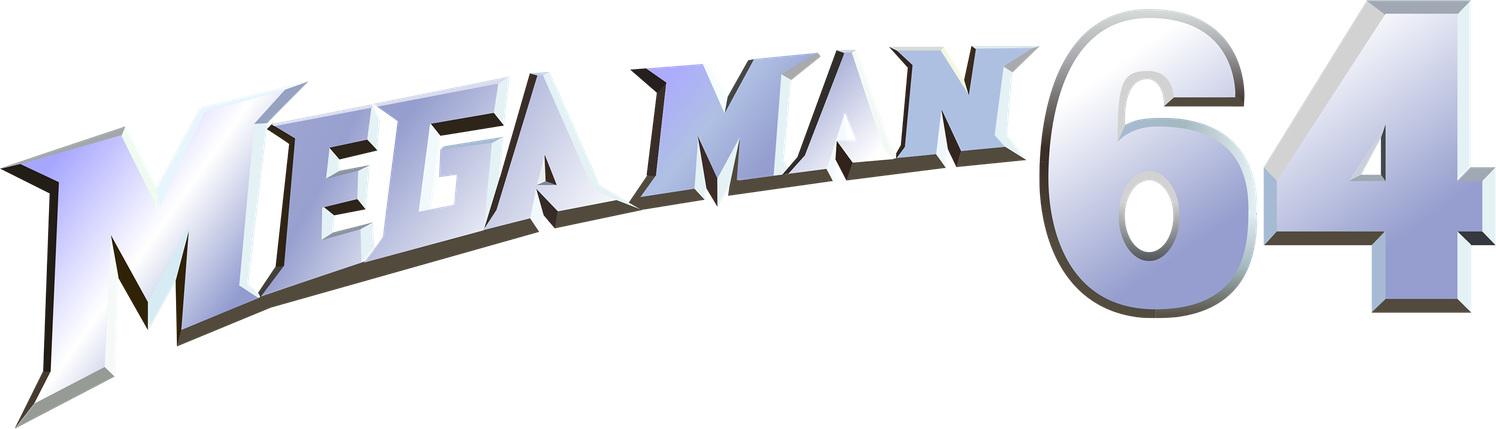 Mega Man Logo Png Isolated Image (white, silver, lavender, black)