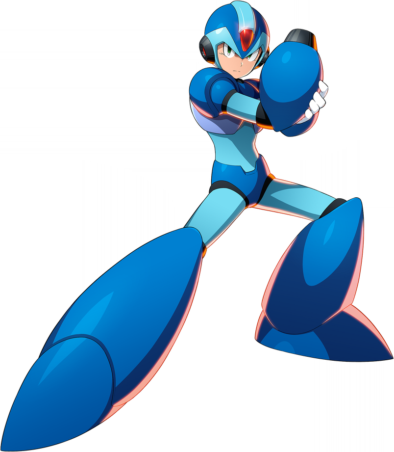 Mega Man Png Isolated Transparent (indigo, black)