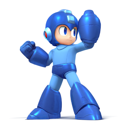 Megaman Png Image (silver, black, teal, white, navy)